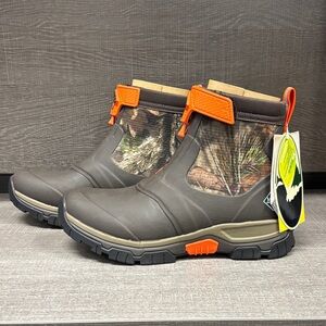 Men's Muck Apex Mid Zip Boot (Brown/Mossy Oak) - Size 8